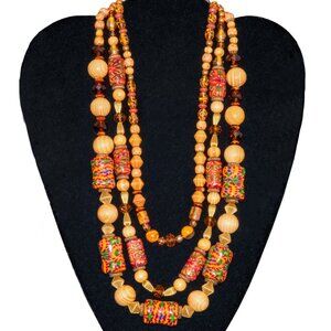 Millefiori Cane Necklace Handmade by Teresa Pandora Salgado